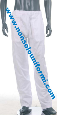 Pantalone Unisex Bianco